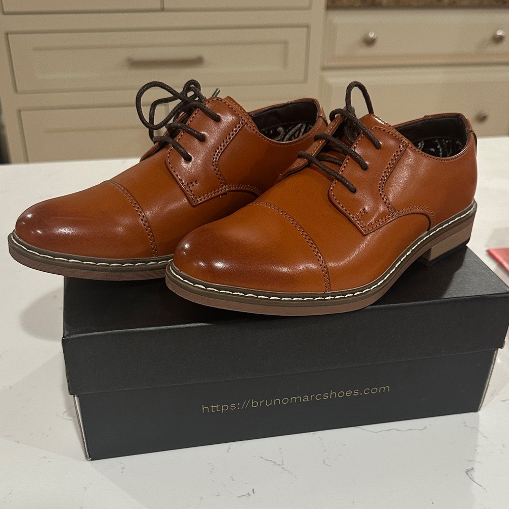 Bruno Marc Boy’s Dress Oxford Formal Shoes, Size 3